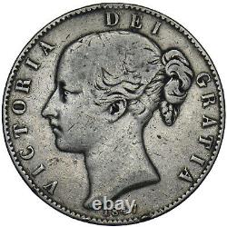 1847 Crown Victoria British Silver Coin