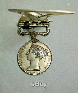 1854 Great Britain Victoria Silver Crimea War Service Medal Desk Display Piece