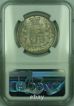 1883 Great Britain 1/2C Silver Crown NGC MS-64