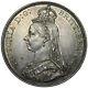 1887 Crown Victoria British Silver Coin V Nice