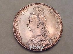 - 1887 Great Britain Victoria Golden Jubilee Crown Choice Uncirculated Unc