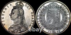 1887 Victoria Jubilee Half-Crown Exquisite choice coin with proof-like fields