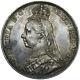 1889 Crown Victoria British Silver Coin V Nice