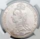 1889, Great Britain, Queen Victoria. Silver Jubilee Bust Crown. Ngc Ms-60