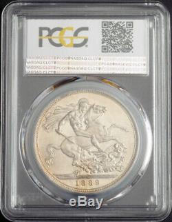1889, Great Britain, Queen Victoria. Silver Jubilee Bust Crown. PCGS MS-62