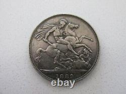 1889 Great Britain Silver Crown