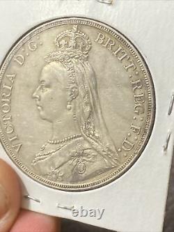 1890 Great Britain Crown. 8409 ASW High Grade Circulated