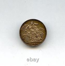 1890 Great Britain Queen Victoria Silver Crown Coin