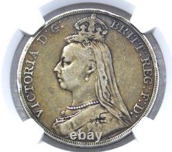 1890 Great Britain Silver Crown Victoria NGC VF25 Original coin Just Graded #J5