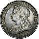 1893 Lvi Crown Victoria British Silver Coin Nice