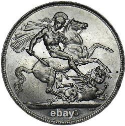 1895 LIX Crown Victoria British Silver Coin V Nice