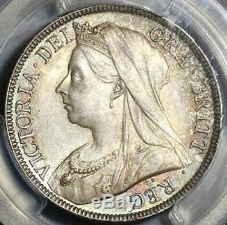 1895 PCGS MS 65 Victoria 1/2 Crown Great Britain Silver Coin (20020501C)