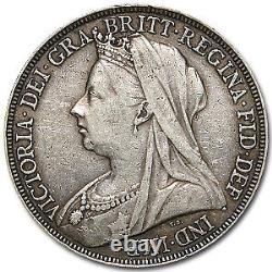 1896 Great Britain Silver Crown LX XF SKU#34885