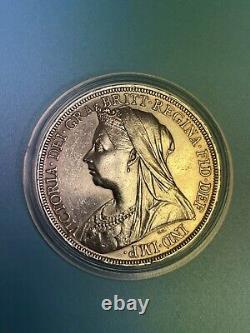 1898 Great Britain Queen Victoria Silver Crown