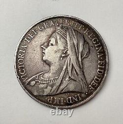 1900 Great Britain Queen Victoria 5 Shillings/1 Crown LXIV