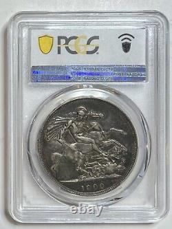 1900 Great Britain Silver Crown S-3937 LXIV Edge PCGS XF 45 Gold Shield
