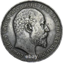 1902 Crown Edward VII British Silver Coin V Nice