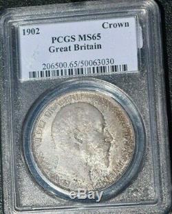 1902 Great Britain Crown, PCGS MS 65
