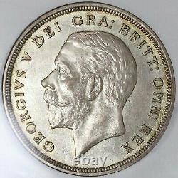 1927 NGC PF 62 George V Crown Great Britain Proof Wreath Silver Coin (22050603C)