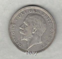 1928 George V Silver Wreath Crown In Good Very Fine Or Better Condition