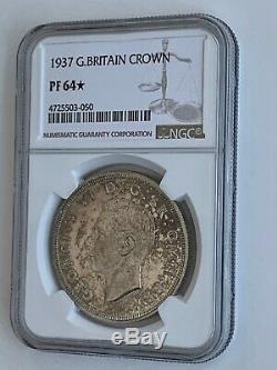1937 Great Britain Crown NGC PF 64 Star