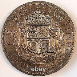 1937 Great Britain Crown Silver Nice Proof High Quality Scans #C927