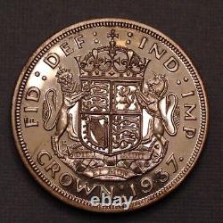 1937 Great Britain Proof George VI Silver Crown