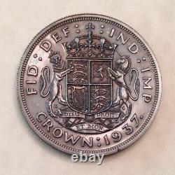 1937 Great Britain Proof George VI Silver Crown Case Toned Sale Priced