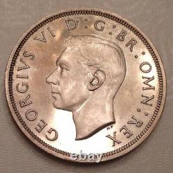 - 1937 Great Britain Silver One Crown George VI Choice Proof