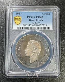 1937 PR65 Great Britain Proof Silver Crown PCGS KM 857 26K Minted S-4079