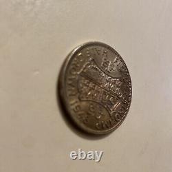 1948 Great Britain United Kingdom King George VI Vintage Half Crown Coin