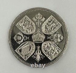 1953 Great Britain Proof Five Shillings Crown