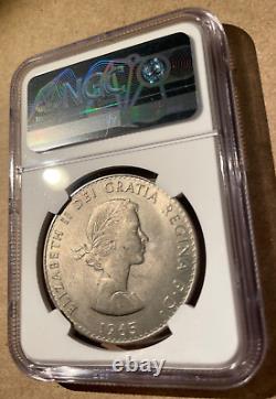 1965 Great Britain One Crown NGC MS 65! Churchill Only 17 in Higher Grades