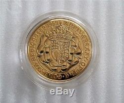 1989 Great Britain 5 Pounds Gold Crown Coin 500th Anniversary of Sovereign