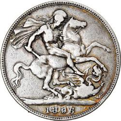 #907617 Coin, Great Britain, Victoria, Crown, 1896, London, EF, Silver