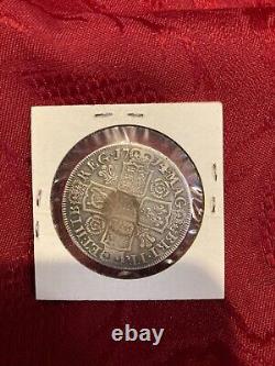 Britain Queen Anne 1/2 Crown 1714 silver