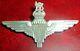 Cap Badges-original Ww2 1942 1st Plated Brass Type Parachute Regiment Void Crown