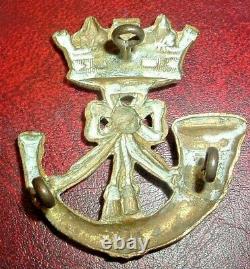 Cap Badges-original Victorian Crown Pre 1898 Duke Of Cornwalls Light Infantry