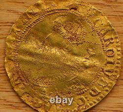 Charles I (1625-49) gold Double-Crown, tower mint