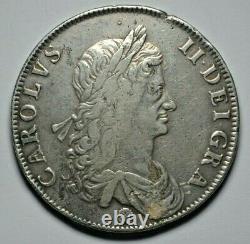Charles II crown 1662 rose below bust, edge undated Sale of Dunkirk silver