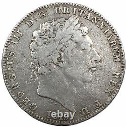 #E5201 Great Britain Silver Crown 1819 ANNO LX St. George & Dragon