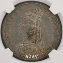 G. BRITAIN Great Britain Crown Silver Coin 1887 Victoria Jubilee Slabbed