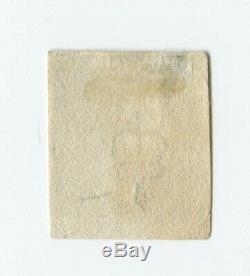 GB QV Penny Black 1840 SG2 Line/Eng Plate 4 Die1 Alpha 1 Sm/Crown Fine 4 Margin
