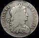 Great Britain 1663 Silver Crown Coin Fine Charles Ii Km #417.5 Dav#3774b