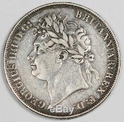GREAT BRITAIN 1821 Silver CROWN Coin Choice XF George IIII KM#680.1 UK SECUNDO