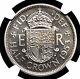 Great Britain 1953 Elizabeth Ii Coronation Proof 1/2 Crown, Ngc Pf66 Cameo