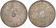 Great Britain. George Iii Nd(1797) Ar Dollar. Pcgs Ms61 Countermark Unc Details
