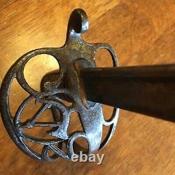 Good P. 1827 British Rifle Officers Saber, Bugle With0 Crown Emblem. No Scabbard