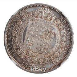 Great Britain 1/2 crown 1887, NGC MS64, Queen Victoria (1838 1901)