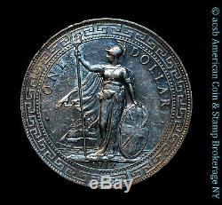 Great Britain 1 Trade Dollar 1912 B AU UNC silver KM# T5 Frosty Lustrous